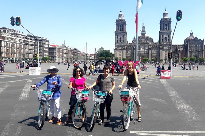 Aztec Tlan - Heritage Bike Tour CDMX - Central Alameda Roll-Out to the Zócalo: The Scale Hits Immediately
