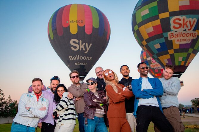 Balloon adventure: transfer+breakfast in the cave+guided pyramids - Early Pickup in Mexico City, Then Straight to Teotihuacan