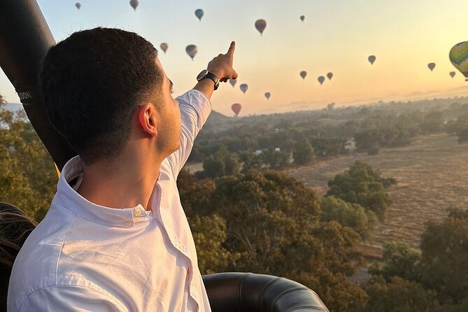 Balloon flight / Breakfast in the cave / CDMX pick-up + Pyramids - Flying Over Teotihuacan: What You’ll Actually See