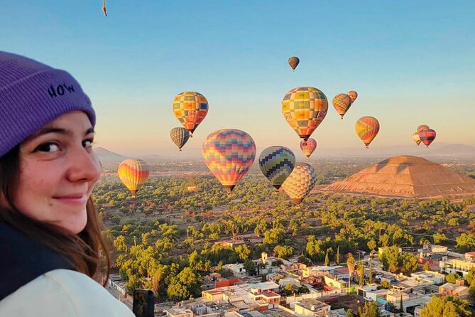 Balloon Flight + Cave Breakfast + Pick Up from CDMX or We Fly - Balloon Flight Over Teotihuacan Valley, With Weather in Control