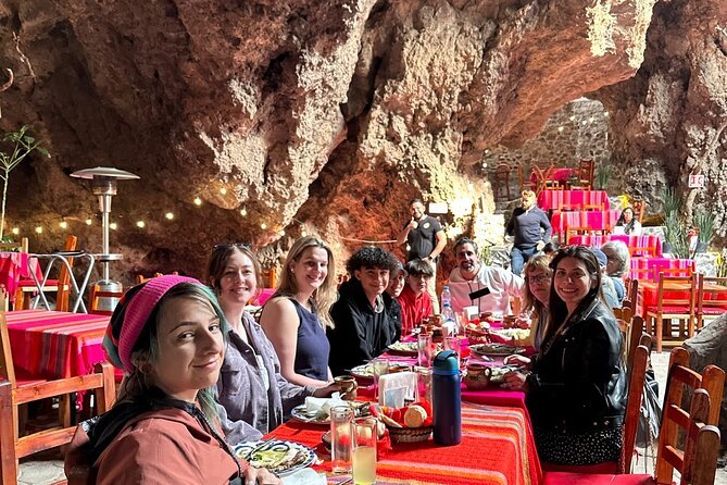 Balloon flight + pick up in CDMX + Breakfast in Cave + Pyramids - La Cueva Teotihuacán: what the cave breakfast is like in real life