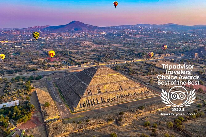 Balloon Flight with Teotihuacan & Guadalupe Shrine Full day Tour - Key points before you go