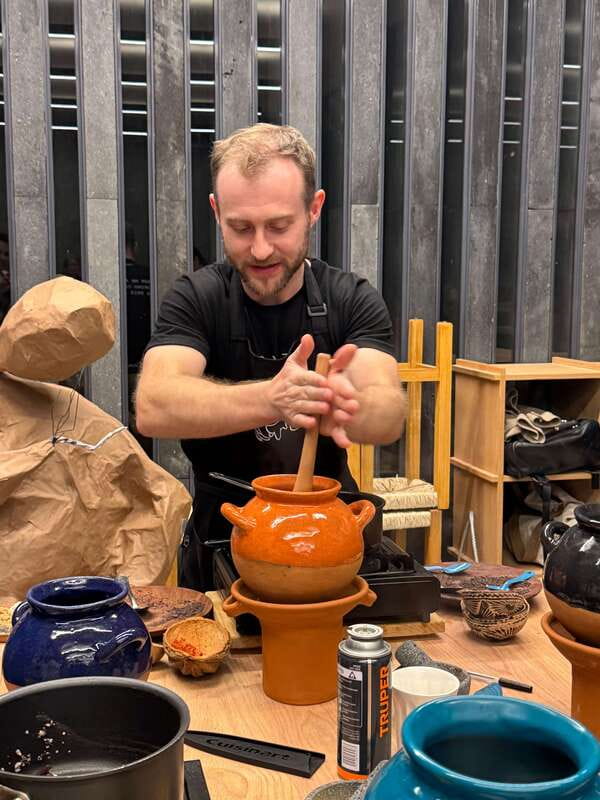 Bean to Beverage: Roast and grind cacao into chocolate - Roasting and grinding cacao like the Aztecs, one step at a time