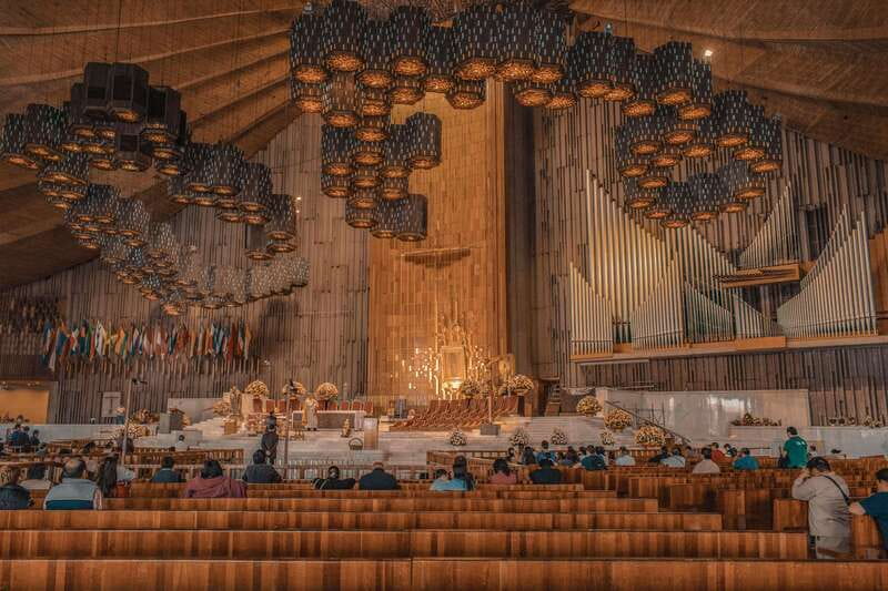 CDMX: Tour of the ruins of Teotihuacan, Tlatelolco, and Guadalupe - Guadalupe Sanctuary and the Basilica: a long, meaningful stop