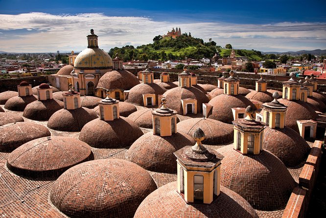 COMBO - Guadalupe Shrine & Teotihuacan Pyramids + Taxco (2 days) - Puebla Time: Tiles, Cathedral Square, and a Rosary Chapel