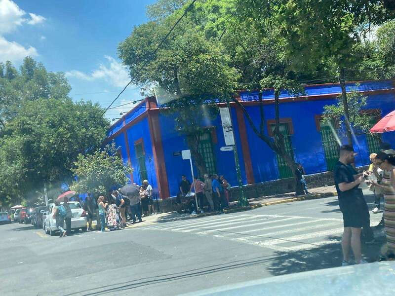 COYOACAN: FRIDA KAHLO STEPS IN COYOACAN AND SAN ANGEL CDMX - Casa Azul and the Coyoacán neighborhood story, outside views with real meaning
