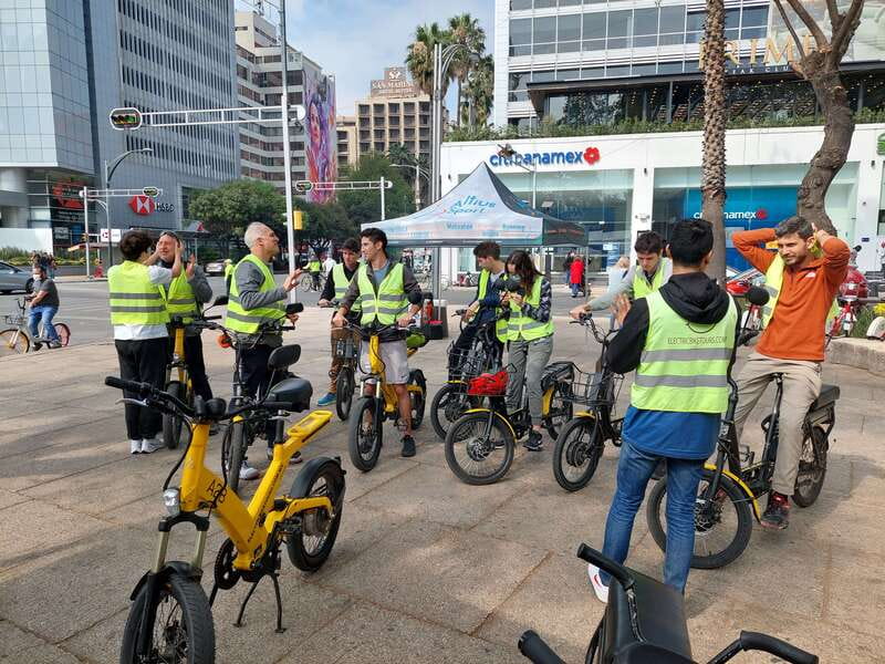 Electric Bike City Tour with a taco stop. - Barrio Chino street food: a practical taste of everyday culture