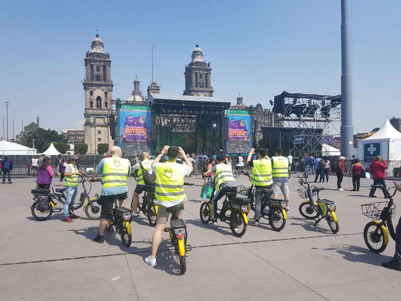 Electric Bike City Tour with a taco stop. - Why an e-bike city tour makes sense in CDMX
