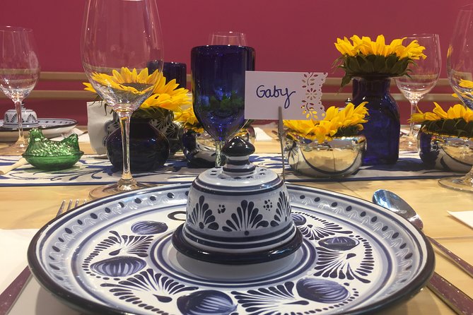 Essence of Mexico: Authentic Mexican Cooking Class & Market Tour - Aura Cocina Mexicana: clean studio vibes and kitchen realness