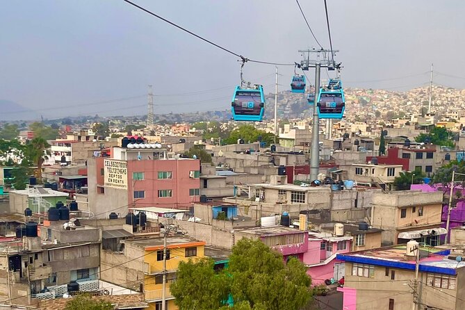 Fly over to the Unexplored Parts of CDMX by Cable Car - Iztapalapa streets, a cultural center, and local food