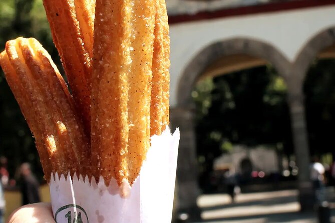 Frida Kahlo VIP [Museum Tickets Included] Walk, Markets & Churros - Parque Frida Kalho: The Ahuehuete Trees and the Feel of Longevity