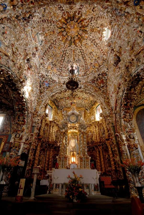 From Mexico City: One-day adventure: Puebla, Cholula, and Tonantzintla - Santa María Tonantzintla: The Church Where Two Worlds Show Up
