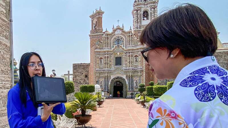 From Mexico City: Puebla, Taxco & Prehispanic Mine in 2 Days - Cholula’s Santa María de Tonantzintla: Indigenous-Baroque Inside Story