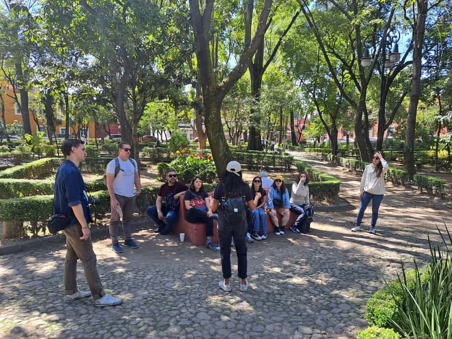 Guided Tour Coyoacan neighborhood and Leon Trotsky Museum - Frida Kahlo Museum, what you get from outside the gates