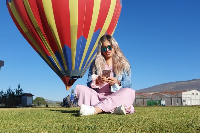 Hot air balloon from CDMX and Restaurant la Gruta (ORIGINAL) - Shared balloon logistics: what you gain, what you give up