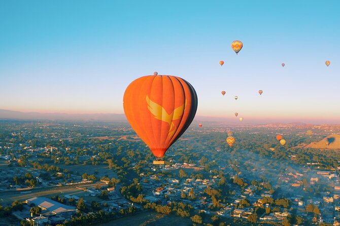 Hot Air Balloon Ride Over Teotihuacán Pyramids from Mexico City - Crossing San Juan Teotihuacán and seeing everyday life from the sky
