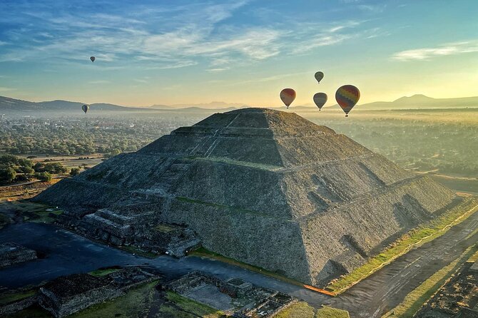 Hot Air Balloon Ride Over Teotihuacan With Guided Tour And Cave - The balloon ride: 45 to 60 minutes over Teotihuacan