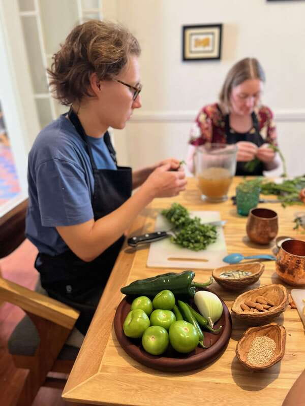 Market tour, cooking class & three-course Mexican feast - Tamales, mole, and tortillas: the skills that stick