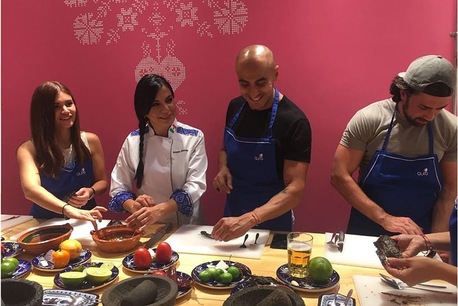 Mexican Fiesta Cooking Class (Roma Norte) - Flautas for dinner: crisp, filled, and topped with classics