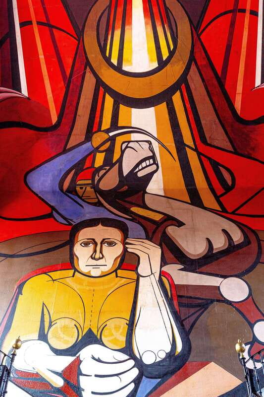Mexican muralism with a true Art lover - Museo Vivo del Muralismo, Rivera at full scale