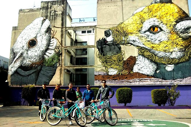 Mexico City; ART NACO : Murals & Street Art Bike Tour - Where You Meet, When You Go, and What the Bike Setup Means