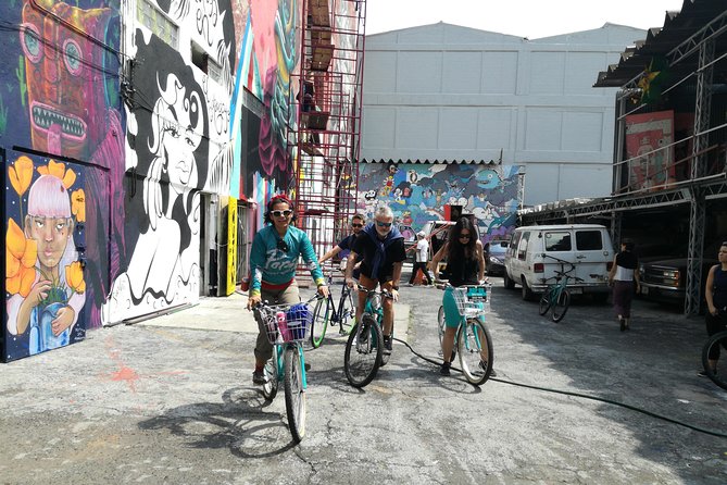 Mexico City; ART NACO : Murals & Street Art Bike Tour - Pushkin Garden Break and the Rome Chic Intermission