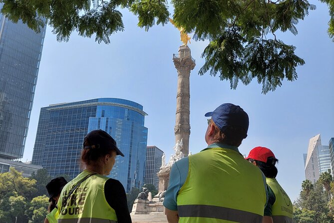 Mexico City E-Bike Tour with a taco and churros stop - Zócalo area and El Ángel de la Independencia photos