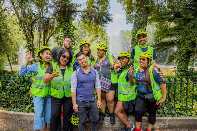 Mexico City Highlights E-Bike Tour With Foodie Stops - Stop 2: Centro Historico on two wheels, political change and pre-Hispanic layers