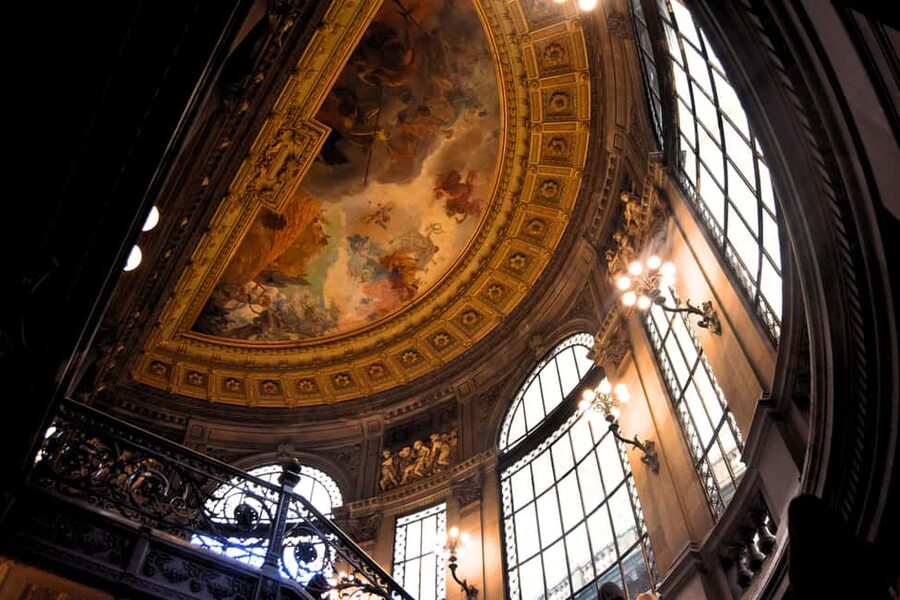 Mexico City: Historic Center Walking Tour and Bellas Artes - Gran Hotel de Mexico, Art Nouveau that looks like it belongs in a movie