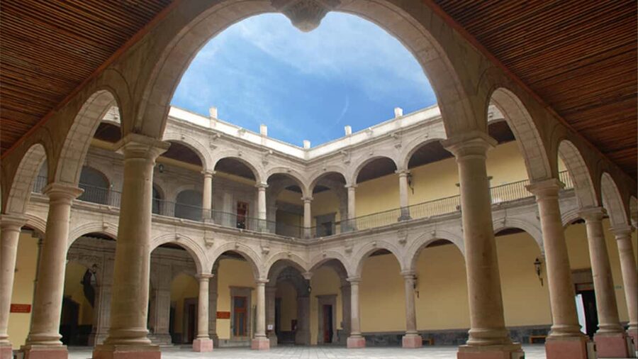 Mexico City: Jewish Presence - San Ildefonso’s former college building: Mexico City’s education and political shifts in the background