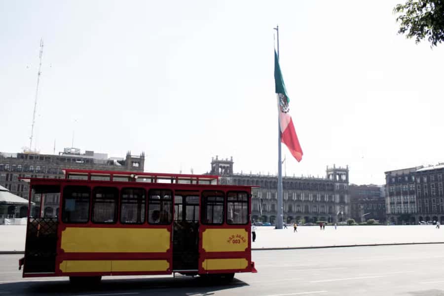 Mexico City: Mexico Tram, Iconic Landmarks, and Legends - Metropolitan Cathedral views from the tram