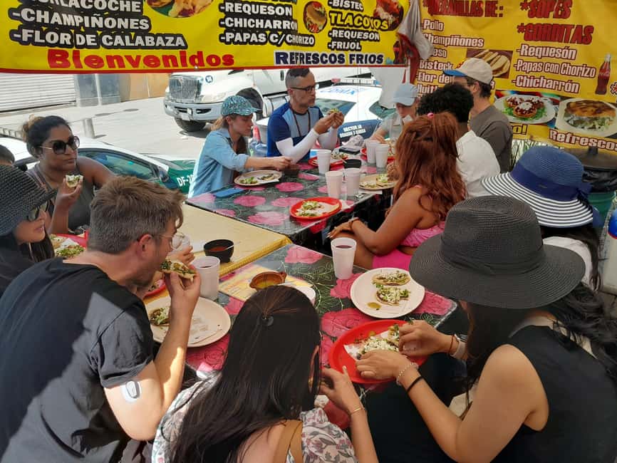 Mexico City: Vegan and Vegetarian Street Food Adventure - The food lineup: vegan tacos, quesadillas, tlacoyos, and comfort classics