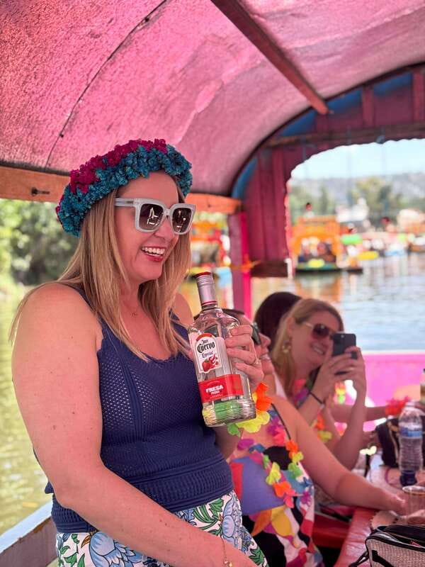 Mexico City: Xochimilco Boat Party with Unlimited Drinks - The chinampa stop: brunch, beer, and a workshop moment on land