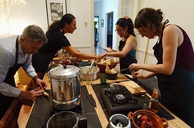Multi-Variety Tamal Class in a Condesa home or rooftop gallery - Lunch Moment: Table Setting, Dessert, and Drinks Included