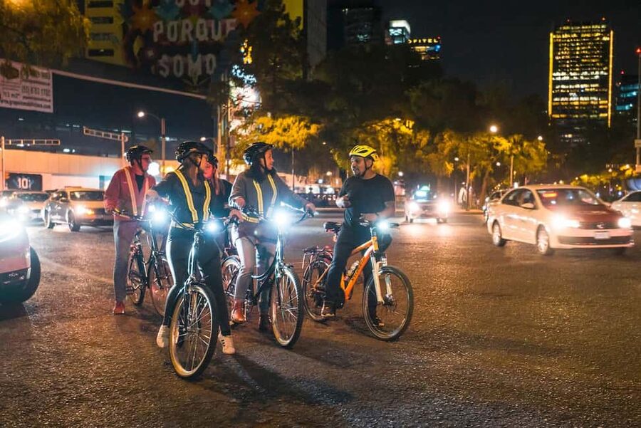 Night Street Food Bike Tour Mexico City - How the 4-hour night ride works, and why 17:30 is smart