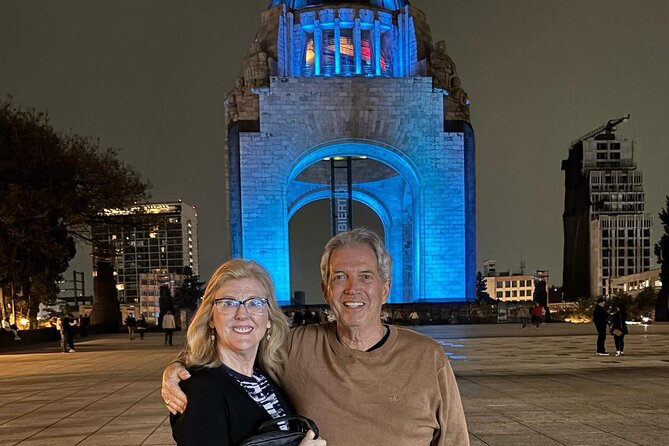 Night tour + tacos in Mexico City fully illuminated! - Zócalo after dark: the classic center, minus daytime chaos