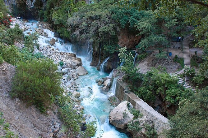 One day tour to the Tolantongo Caves - Grutas Tolantongo: Pools, Waterfalls, and the Suspension Bridge Moment