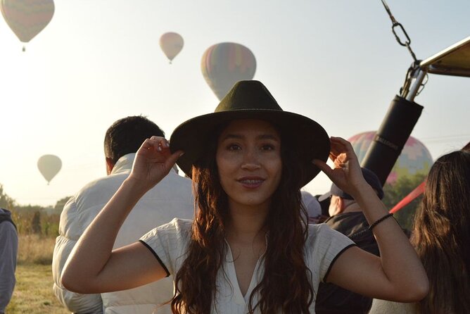 Private Balloon Flight over Teotihuacan plus Breakfast and Entry - The flight itself: sunrise views, a toast, and safety-first crew work