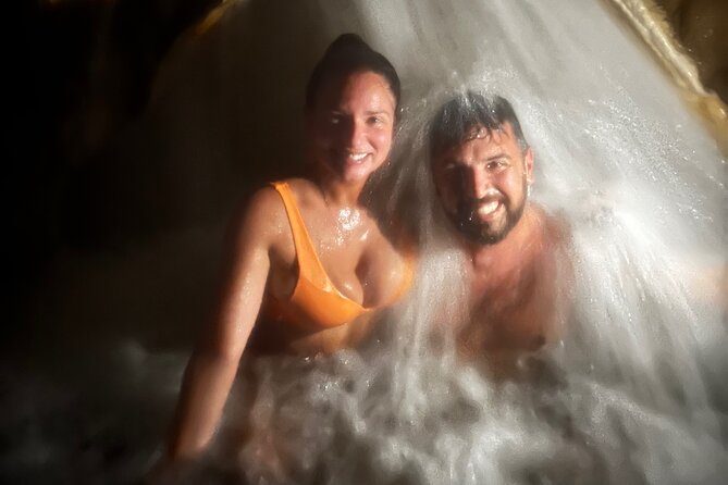 Private Tour of Tolantongo Grottoes with Transportation from CDMX - Stop 2 at Grutas Tolantongo: steam tunnel, main waterfall grotto, and swimming