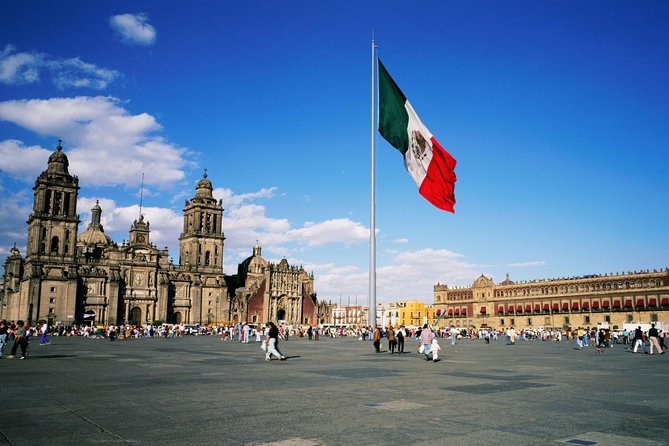 Private Walking Tour Gems of the Historic Center of Mexico City - Templo Mayor exterior views, then the Zócalo axis of power
