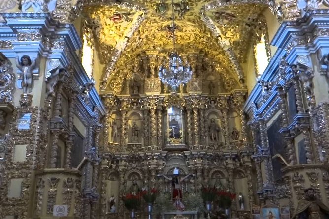Puebla and Cholula - Puebla Cathedral and the Rosario Chapel at Santo Domingo