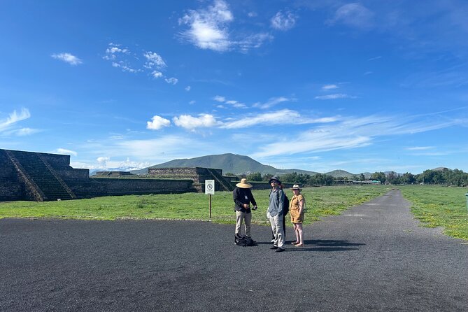 Pyramids of Teotihuacan Dawn (Tequila and Mezcal Tasting) - Temple of Quetzalcoatl: feathered-snake sculptures as the closing moment