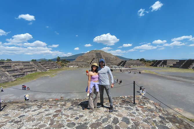 Pyramids of Teotihuacan without traps for tourists morning or afternoon - What you may climb: the Moon Pyramid, stairs, and ball court steps