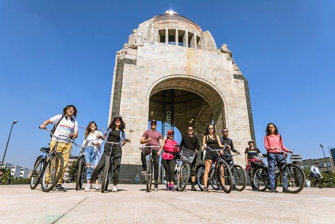 Santa Maria la Rivera, Bites and Bikes Tour - Kiosko Morisco and UNAM geology stops, architecture you can read on foot
