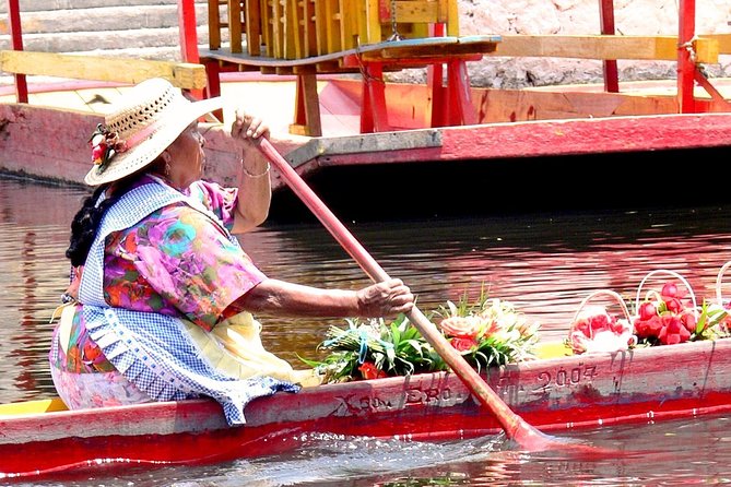 Small Group: Discover Xochimilco, Coyoacán, Frida Kahlo Museum and House - UNAM Biblioteca Central: Diego Rivera murals in a tight 30 minutes