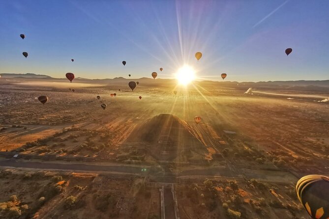 Sunrise HotAir Balloon Adventure Over Teotihuacan's Pyramids - Key points before you go