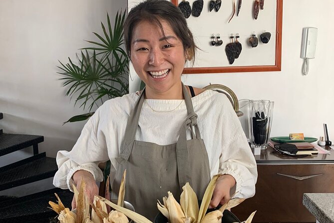 Tamales Making Fiesta and Roof Top Meal - Tamales at a chef’s apartment, where the pace feels real