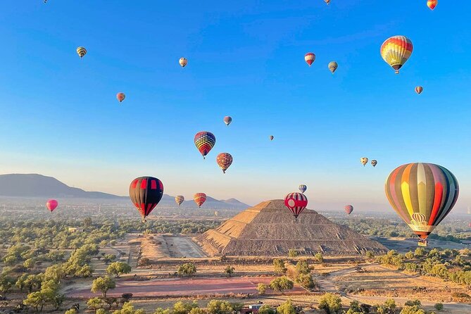 TEOTIHUACAN BALLOON RIDE (Private Transportation & Guided Tour) - The balloon ride: sunrise views over the UNESCO zone