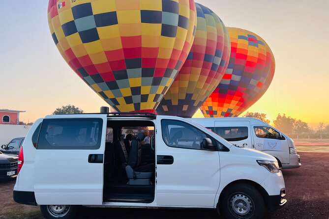 Teotihuacán in a hot air balloon with Transportation from CDMX - Pickup in CDMX: Why starting organized matters for sunrise