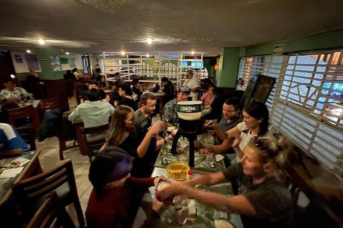 The Mexico City Pub Crawl: A real chilango night - Meeting at Plaza de la Constitución, then heading toward Garibaldi